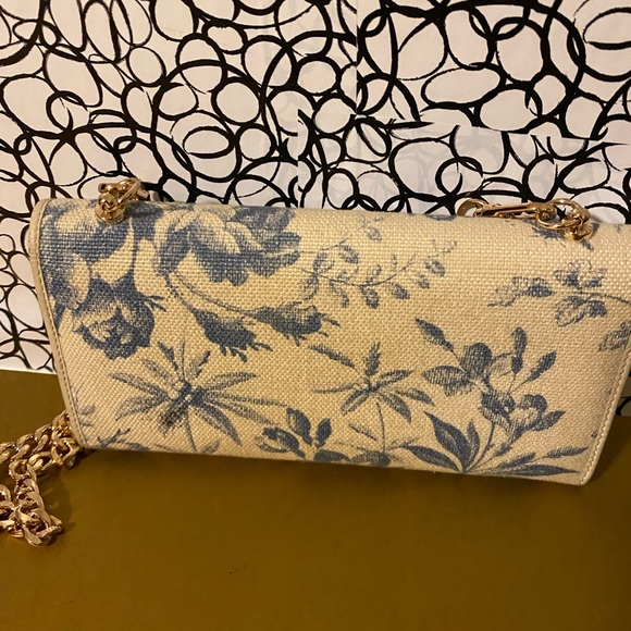 Gucci canvas ribbon Marmont wallet on chain - Picture 15 of 16